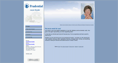 Desktop Screenshot of joycesnyder.homesandland.com