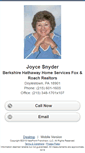 Mobile Screenshot of joycesnyder.homesandland.com