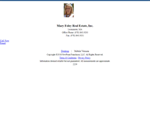 Tablet Screenshot of maryfoleyrealestate.homesandland.com