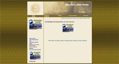 Desktop Screenshot of mountainlakerealty.homesandland.com