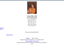 Tablet Screenshot of paulamillerhomes.homesandland.com