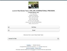 Tablet Screenshot of loverin.homesandland.com