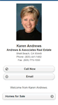 Mobile Screenshot of karenandrews.homesandland.com