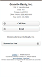 Mobile Screenshot of granvillerealty.homesandland.com