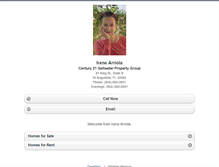 Tablet Screenshot of irenearriola.homesandland.com