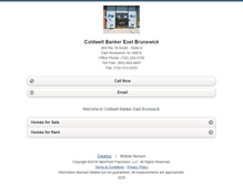 Tablet Screenshot of coldwellbankereb.homesandland.com