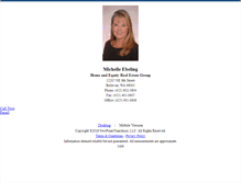 Tablet Screenshot of michelleebeling.homesandland.com