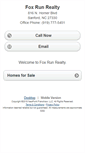 Mobile Screenshot of foxrunrealty.homesandland.com