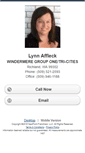 Mobile Screenshot of lynnaffleck.homesandland.com
