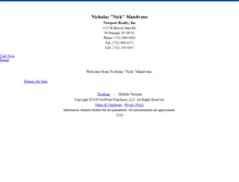 Tablet Screenshot of nickmandveno.homesandland.com