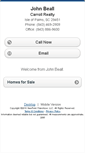 Mobile Screenshot of johnbeall.homesandland.com