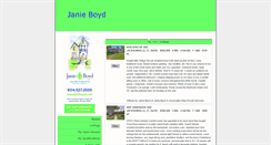 Desktop Screenshot of janieboyd.homesandland.com