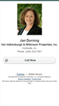 Mobile Screenshot of jandorning.homesandland.com