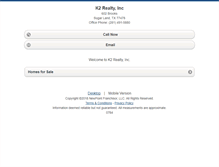Tablet Screenshot of k2realtyinc.homesandland.com