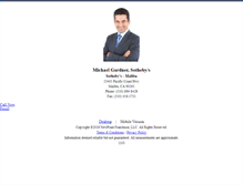 Tablet Screenshot of michaelgardner.homesandland.com