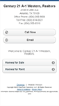 Mobile Screenshot of c21a1western.homesandland.com
