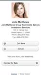 Mobile Screenshot of juliematthewsgroup.homesandland.com