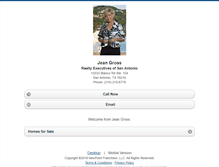 Tablet Screenshot of jeangross.homesandland.com