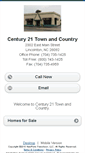 Mobile Screenshot of c21towncountry.homesandland.com