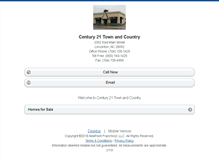 Tablet Screenshot of c21towncountry.homesandland.com