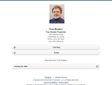 Tablet Screenshot of franbraden.homesandland.com