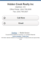 Mobile Screenshot of hiddencreekrealtyinc.homesandland.com