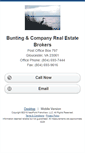 Mobile Screenshot of buntingandcompany.homesandland.com