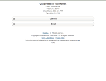 Tablet Screenshot of copperbeechtownhomes.homesandland.com