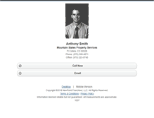 Tablet Screenshot of anthonysmith.homesandland.com