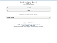 Tablet Screenshot of kinlingroverosterville.homesandland.com