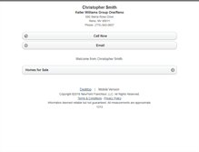 Tablet Screenshot of christophersmith.homesandland.com