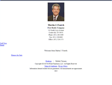 Tablet Screenshot of martinfoutch.homesandland.com