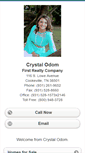 Mobile Screenshot of crystalodom.homesandland.com