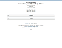 Tablet Screenshot of coreycampbell.homesandland.com