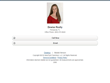 Tablet Screenshot of dewiserealty.homesandland.com