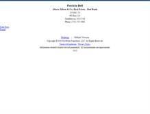 Tablet Screenshot of patriciabell.homesandland.com