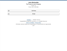 Tablet Screenshot of johnbuttemiller.homesandland.com