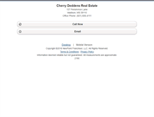 Tablet Screenshot of cherrydeddensrealestate.homesandland.com