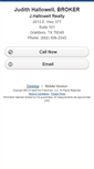 Mobile Screenshot of jhallowell.homesandland.com