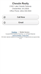 Mobile Screenshot of chesdinrealty.homesandland.com