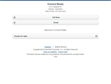Tablet Screenshot of connectrealtyruidoso.homesandland.com
