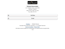 Tablet Screenshot of kahalaassociates.homesandland.com
