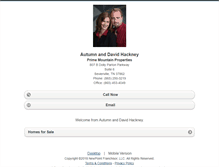 Tablet Screenshot of davidhackney.homesandland.com