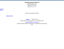 Tablet Screenshot of michelleparker.homesandland.com