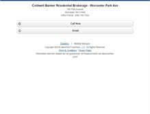 Tablet Screenshot of cbrbparkave.homesandland.com