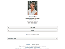 Tablet Screenshot of barbarasell.homesandland.com