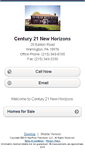 Mobile Screenshot of c21newhorizons.homesandland.com