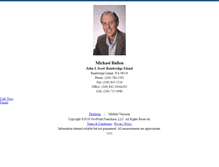 Tablet Screenshot of michaelballou.homesandland.com