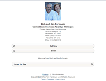 Tablet Screenshot of bethfortunato.homesandland.com