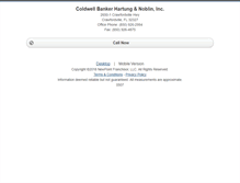 Tablet Screenshot of coldwellbankercoastalproperties.homesandland.com